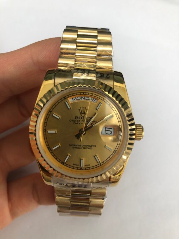 Rolex Mens Day-date Ii 218238 41 mm Dial Champagne Movimento Automático - Image 2