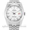 Rolex Datejust 116200 Men 36mm Caixa Movimento Automático Mostrador Branco