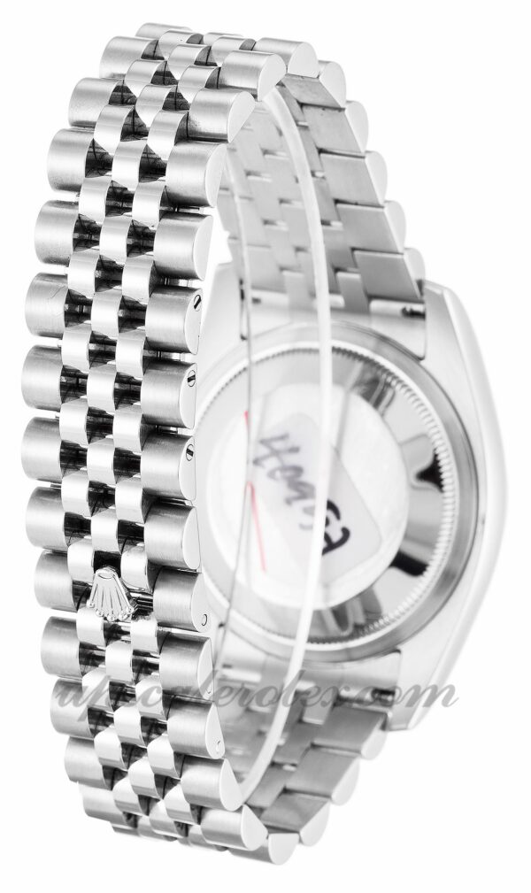Rolex Datejust 116200 Men 36mm Caixa Movimento Automático Mostrador Branco - Image 3