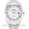 Rolex Datejust 116200 Men 36mm Caixa Mostrador Branco Aço Inoxidável 316