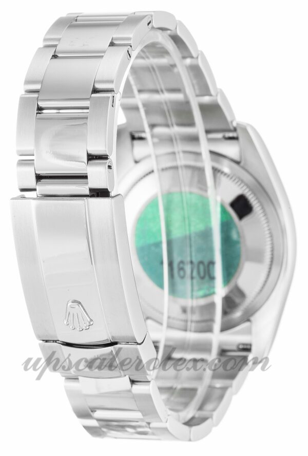 Rolex Datejust 116200 Men 36mm Caixa Mostrador Branco Aço Inoxidável 316 - Image 3