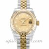 Senhoras Rolex Datejust Lady 179173 caixa 26mm Movimento automático Champagne Diamond dial