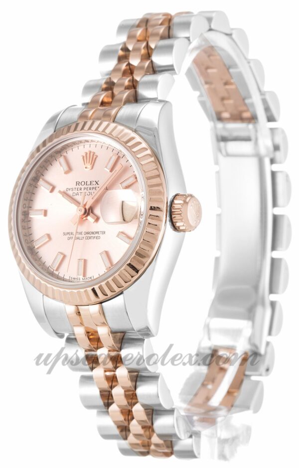 Senhoras Rolex Datejust Lady 179171 caixa 26mm movimento automático dial rosa - Image 2