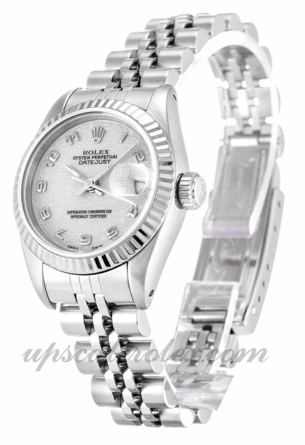 Senhoras Rolex Datejust Lady 69174 caixa 26 mm Movimento automático dial prata Jubileu - Image 2