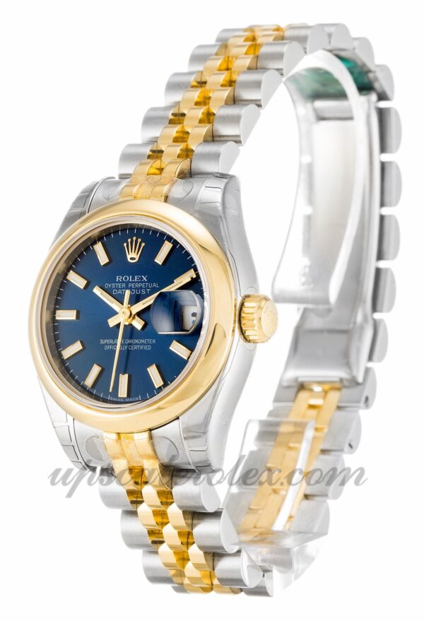 Senhoras Rolex Datejust Lady 179163 26 mm caso movimento automático mostrador azul - Image 2