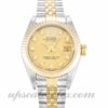 Senhoras Rolex Datejust Lady 69173 caixa 26mm Movimento automático Champagne Diamond dial