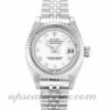 Senhoras Rolex Datejust Lady 69174 caixa 26 mm Movimento automático dial branco