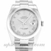 Caixa masculina Rolex Datejust 116200 36 mm Movimento automático mostrador prateado