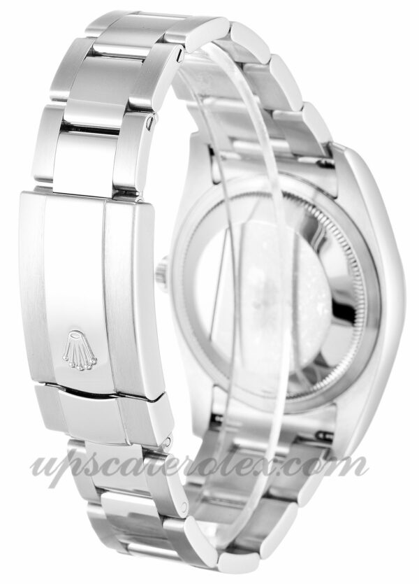 Caixa masculina Rolex Datejust 116200 36 mm Movimento automático mostrador prateado - Image 3