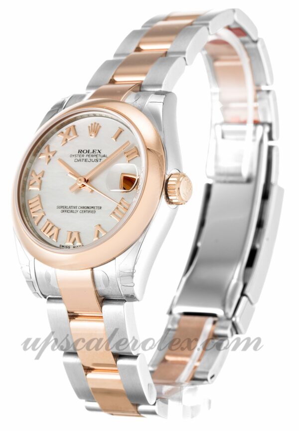 Caixa Unissex Rolex Mid-Size Datejust 178241 31 MM Madrepérola Movimento Automático - Mostrador Branco - Image 2