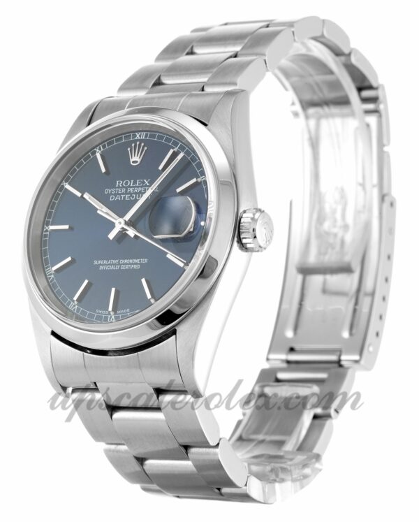 Homens Rolex Datejust 16200 36 MM Caixa Movimento Automático Dial Azul - Image 2