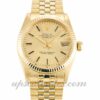 Caixa unissex Rolex Mid-Size Datejust 6827 30 mm Movimento automático Botão Champagne