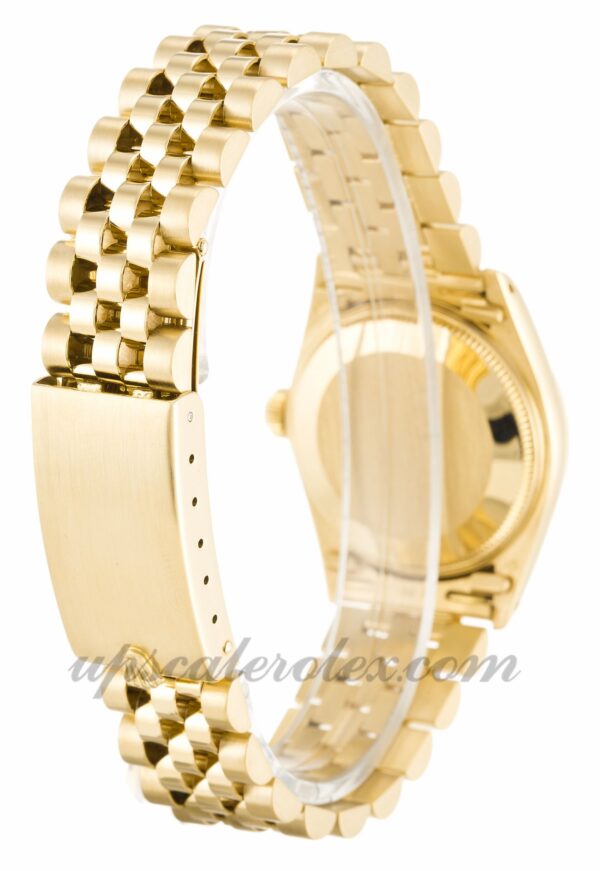Caixa unissex Rolex Mid-Size Datejust 6827 30 mm Movimento automático Botão Champagne - Image 3