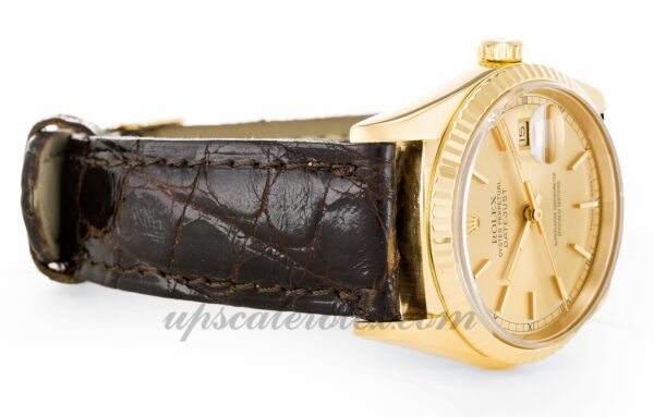 Masculino Rolex Datejust 16238 caixa 36 mm Movimento automático botão Champagne - Image 4