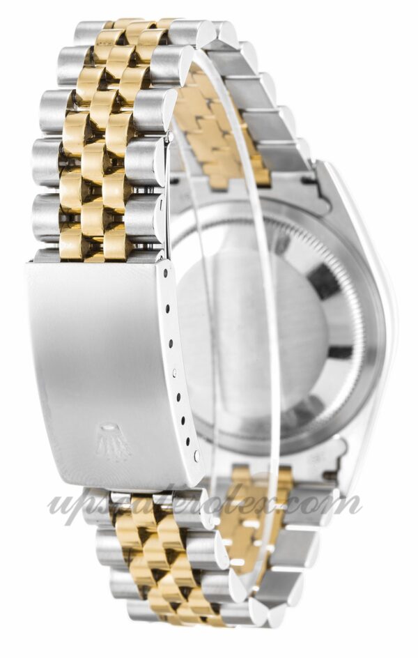 Homens Rolex Datejust 16233 caixa 36 mm Movimento automático Mostrador de diamante branco - Image 3