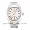 Caixa masculina Rolex Milgauss 116400 40 mm Movimento automático Mostrador branco