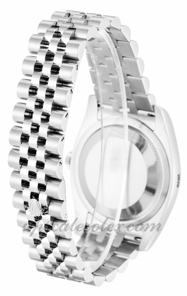 Estojo masculino Rolex Datejust 116234 36 mm preto madrepérola movimento automático - mostrador de diamante - Image 3