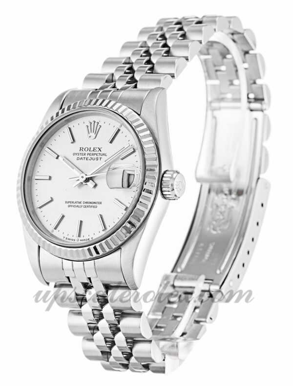 Senhoras Rolex Mid-Size Datejust 68274 31mm Case Movimento Automático Silver Dial - Image 2