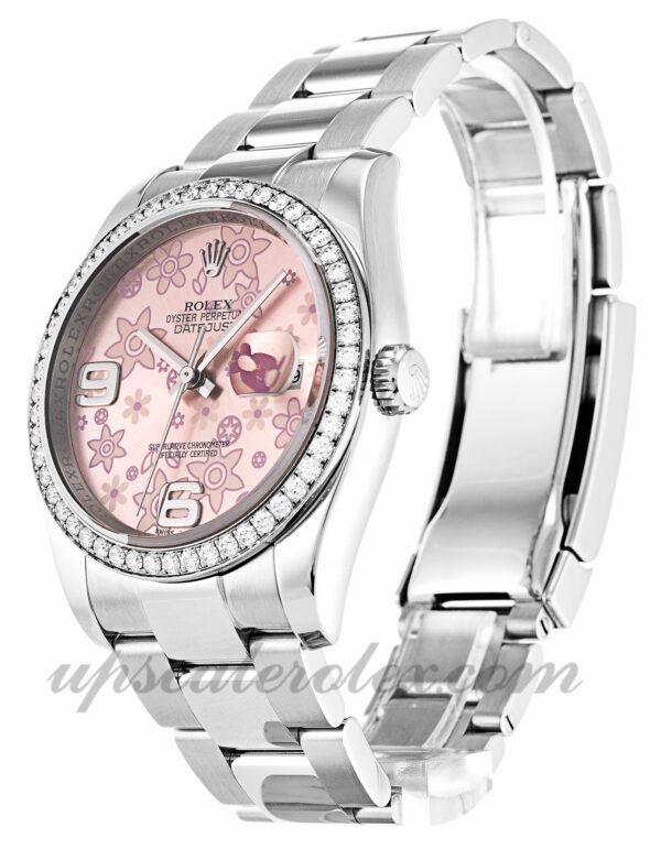Senhoras Rolex Datejust 116244 caixa 36mm movimento automático dial floral - Image 2