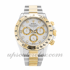 Homens Rolex Daytona 116523 caixa 40 mm Movimento automático Mostrador de diamante branco