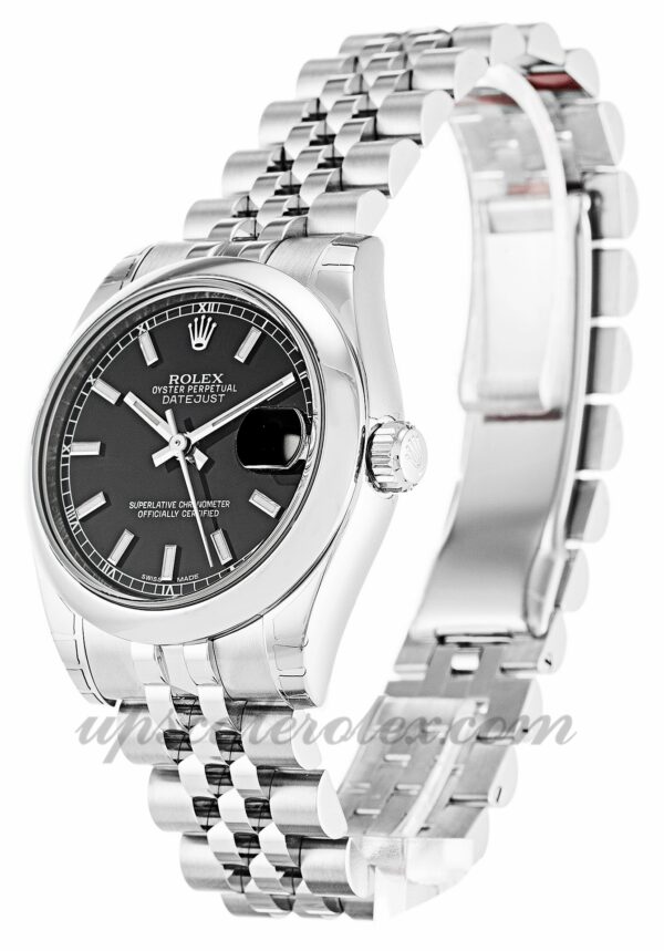Senhoras Rolex Datejust Lady 178240 caixa 31 mm Movimento automático mostrador preto - Image 2