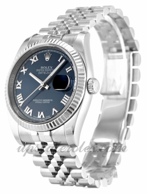 Homens Rolex Datejust 116234 caixa 36 mm Movimento automático Mostrador azul - Image 2