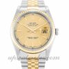 Caixa masculina Rolex Datejust 16233 36 mm Botão champanhe movimento automático