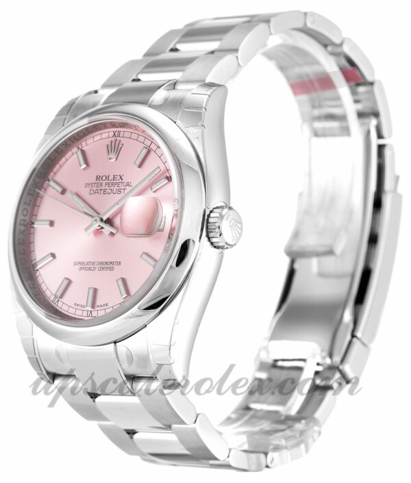 Rolex Datejust 116200 Men 36mm Caixa Movimento Automático Dial Rosa - Image 2