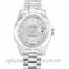 Senhoras Rolex Datejust Lady 179166 caixa 26 mm Movimento automático mostrador prata com diamantes