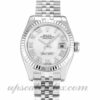 Ladies Rolex Datejust Lady 179174 26 MM Case Madrepérola movimento automático – mostrador branco