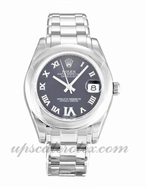 Caixa Unissex Rolex Datejust Special Edition 81209 31mm Movimento Automático Dial Diamond Roxo