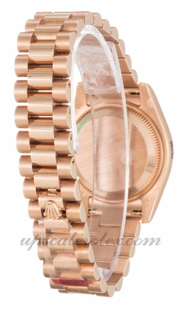 Senhoras Rolex Datejust Lady 179175F 26mm estojo madrepérola movimento automático - Goldust Diamond Dial - Image 3