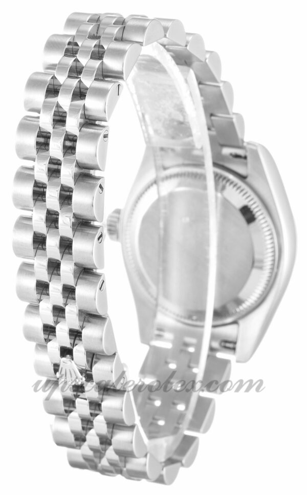 Senhoras Rolex Datejust Lady 179174 caixa 26 mm Movimento automático mostrador prata com diamantes - Image 3