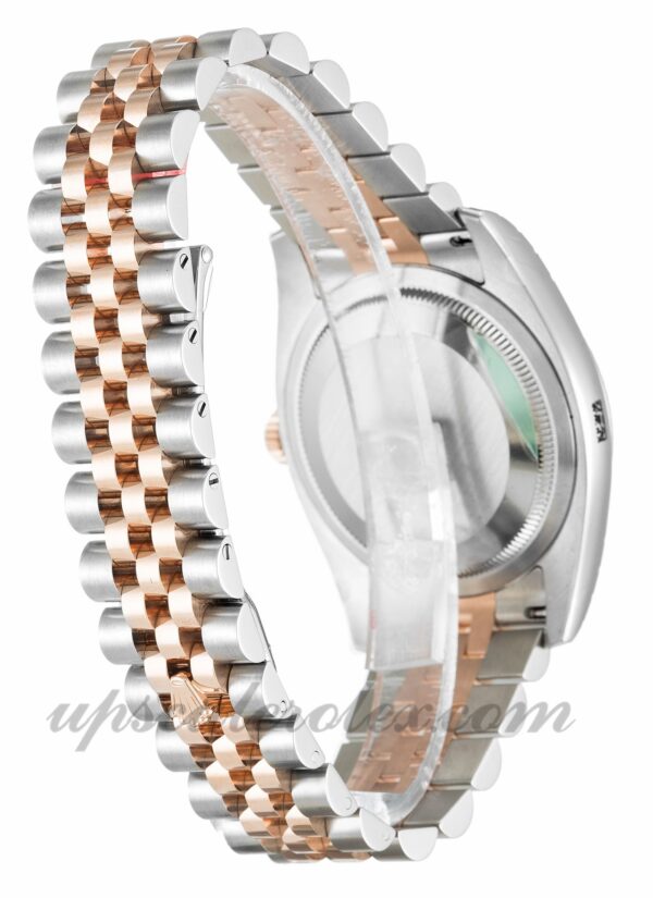Caixa Unissex Rolex Datejust 116231 36mm Movimento automático Chocolate Floral Diamond Dial - Image 3