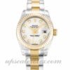 Senhoras Rolex Datejust Lady 179173 caixa 26 mm Movimento automático dial de diamante branco
