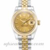 Senhoras Rolex Datejust Lady 179173 caixa 26mm movimento automático botão Champagne