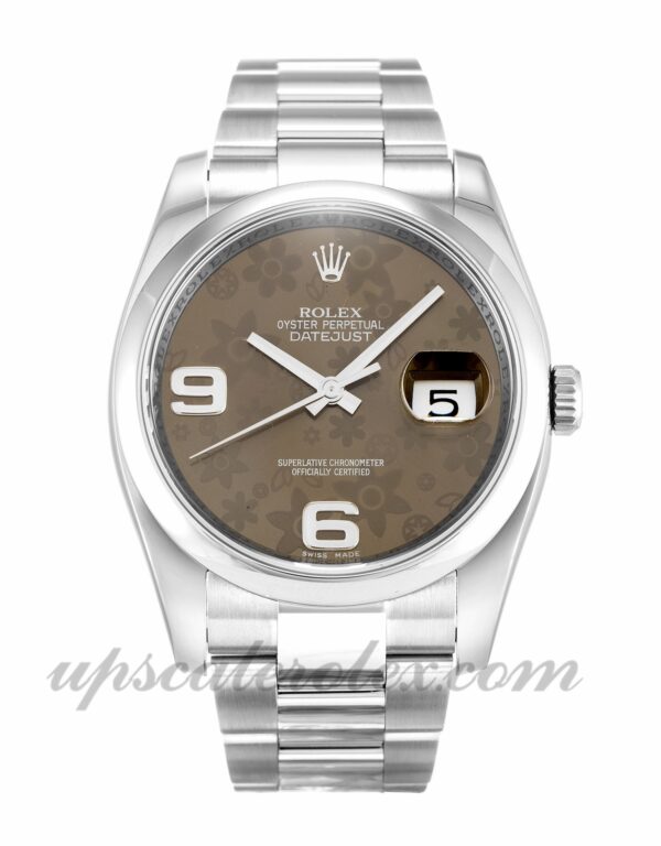 Caixa Unissex Rolex Datejust 116200 36 mm Movimento automático Mostrador floral