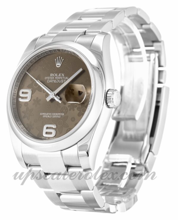 Caixa Unissex Rolex Datejust 116200 36 mm Movimento automático Mostrador floral - Image 2