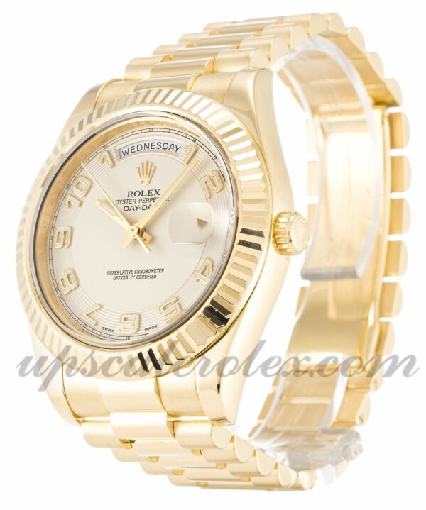 Masculino Rolex Day-Date II 218238 caixa 41 mm Movimento automático Dial Ivory - Image 2