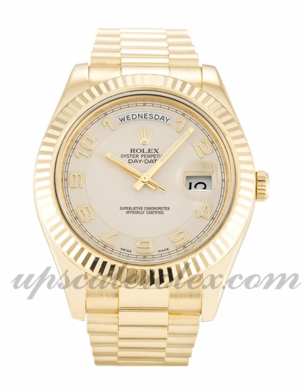 Masculino Rolex Day-Date II 218238 caixa 41 mm Movimento automático Dial Ivory