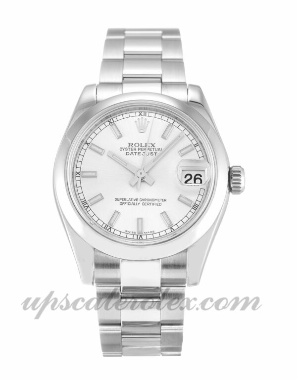 Senhoras Rolex Datejust Lady 178240 caixa 30mm movimento automático mostrador prateado
