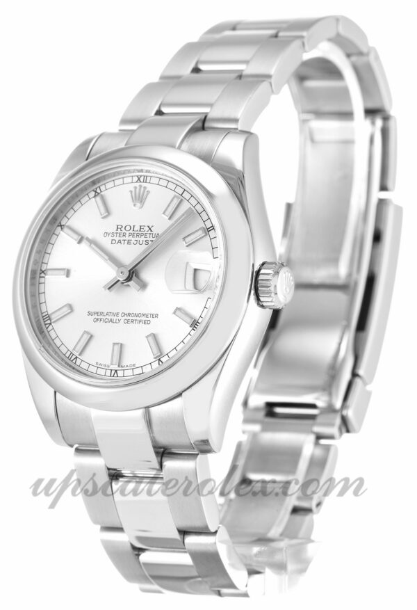 Senhoras Rolex Datejust Lady 178240 caixa 30mm movimento automático mostrador prateado - Image 2