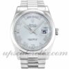 Homens Rolex Day-Date 118206 caixa 36 mm Movimento automático Mostrador azul