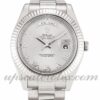 Masculino Rolex Day-Date II 218239 caixa 41 mm Movimento automático mostrador prateado