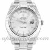 Rolex Day-Date II Mens 41mm Caixa Movimento Automático Silver Dial 218239