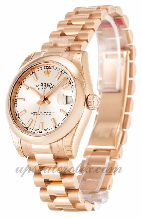 Senhoras Rolex Datejust Lady 178245F 31 MM caso movimento automático mostrador prateado - Image 2