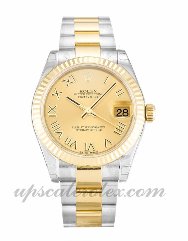 Senhoras Rolex Datejust Lady 178273 caixa 31 mm Automatic movimento Champagne dial