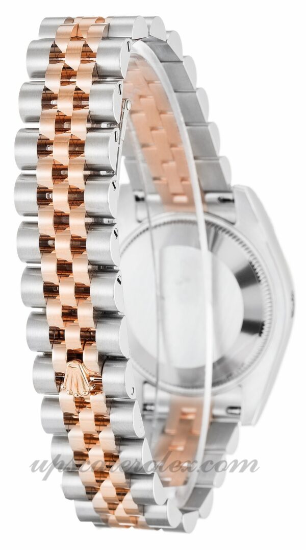 Caixa Unissex Rolex Mid-Size Datejust 178271 31 mm Movimento automático Mostrador floral rosa - Image 3