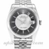 Homens Rolex Datejust 116234 caixa 36 mm Movimento automático Mostrador preto e prata