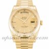 Rolex masculino day-date 118238 36 mm caixa mostrador champanhe movimento automático